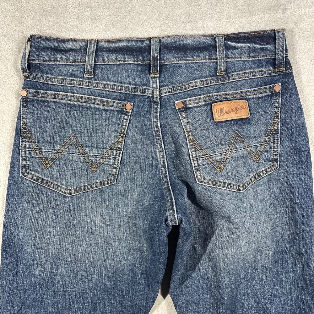 Wrangler Retro Relaxed Boot Jeans Mens 29(30)x30(29) Blue Medium‎ Wash WRT20MI